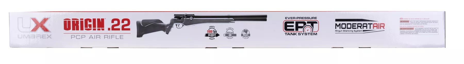 UMAREX Origin .22 Caliber PCP Air Rifle Kit with Hand Pump and Rotary Magazines