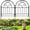 Black-2, variant on Decorative Garden Fence , 10 Pack Rustproof Metal No Dig Fence Animal Barrier for Dog, Arched Flower Bed Edging Ornamental Wire Border Panel Fencing for Yard Patio Outdoor Decor