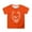 Orange, variant on WhouRiu Toddler Girl T Shirt Orange Sun Print Short Sleeve Tshirt Children Comfy School Soft Casual T Shirts Orange,Sized 3-4