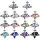 thumbnail image 4 of Joyas de aleación para decoración de uñas, taladro de corazón torcido, cruz, planeta, uña tridimensional con joyería de taladro, 4 of 5