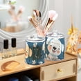 thumbnail image 7 of Ckdifva White Puppy Flowers Storage Jar with Lid Acrylic Organization Storage Containers Set of 4, 7 of 7