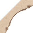 thumbnail image 3 of Ekena Millwork 5"W x 6"D x 6"H Merced Rough Cedar Woodgrain TimberThane Knee Brace, Primed, 3 of 6