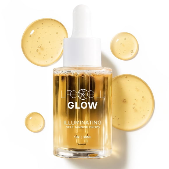 Gotas autobronceadoras LifeCell Glow con DHA y escualano 30 ml