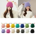 thumbnail image 5 of Cute Glowing Knit Hat with Built-in LED Lights for Winter Warmth and Outdoor Activities, 5 of 5