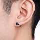 thumbnail image 5 of Piercing de acero inoxidable para hombre y mujer, aretes de aro con tornillos cruzados Xemadio 221704, 5 of 9