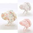 thumbnail image 6 of Girls Christening Hat Baby Girl French Bonnet Sun Cap Infant Breathable Hat Vintage Headdress Little Girl, 6 of 9