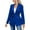 Blue, variant on Ofreoo Fashion Women's Solid Color Button Lace Up Pocket Long Sleeved Outwear Hoodless Casual Jacket Windbreaker Jacket Women Gift for Girls