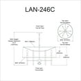 thumbnail image 2 of Dainolite LAN-246C-PC  Chandelier, 2 of 3