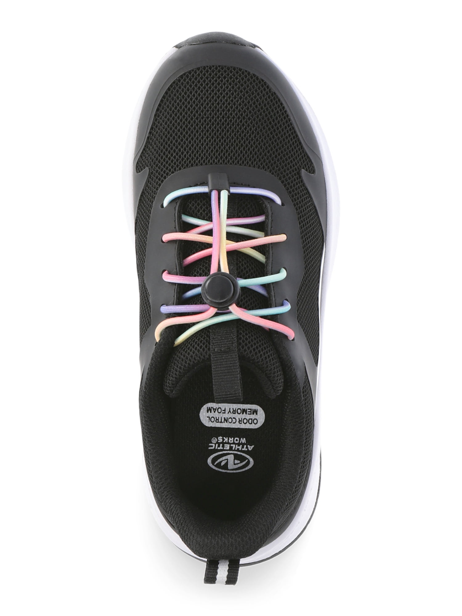 Athletic Works Little and Big Kids Bungee Mesh Jogger Sneakers
