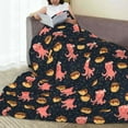 thumbnail image 6 of Zufioo cartoon octopus Fleece Blanket Queen Size,Plush Bed Blanket,Ultra Soft Throw Blanket,Plush Fuzzy Cozy Blanket Perfect for Bed,Couch-40"x30", 6 of 7