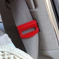 thumbnail image 2 of Tope del clip del ajustador del cinturón de seguridad del automóvil Tope del cinturón de seguridad - Abrazadera universal de la correa de bloqueo de plástico, clip del vehículo del cuello del hombro p, 2 of 5