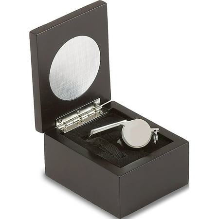 - Stainless Steel Coach Whistle in Wooden Presentation Case (3.75x3mm)