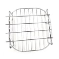 thumbnail image 1 of Lttoisl Grille de Friteuse à Air Chaud en Acier Inoxydable avec 4 Brochettes, Panier Carré de 8 Pouces pour Friteuse Électrique, Accessoire de Cuisson Multifonction Résistant à la Rouille pour des Repas Santé, 1 of 8
