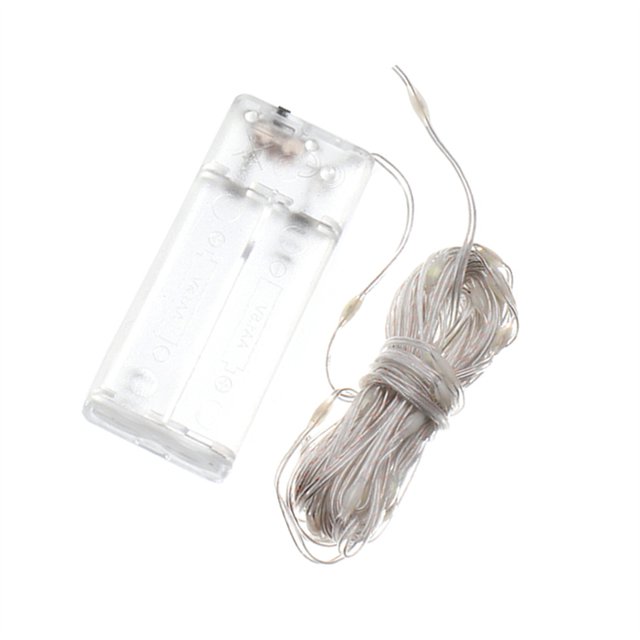 luces de cadena decoraciones del festival lámparas led atrezzo de diseño de ambiente impermeable iluminación decorativa blanco cálido / 4 Kits de decoración para fiestas Warmweiß/10 Meter Ounissouiy HA061916-06