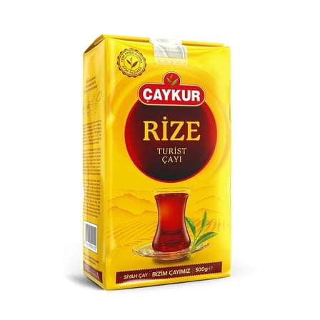 CAYKUR Rize Turist Black Tea, Authentic Turkish Loose Leaf Tea, Rich Aroma & Smooth Taste, Daily Rituals & Breakfast tea 500g / 17.6 Oz