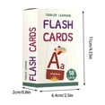 thumbnail image 3 of XFGOU Toys and Hobbies 58 PCS Alphabet Flash Cards For Toddlers 2 4 Years Learn Colors Number Shapes ABC Letters Toddler Kids Learning Educational Toys Preschool Toddler Flashcards, 3 of 7