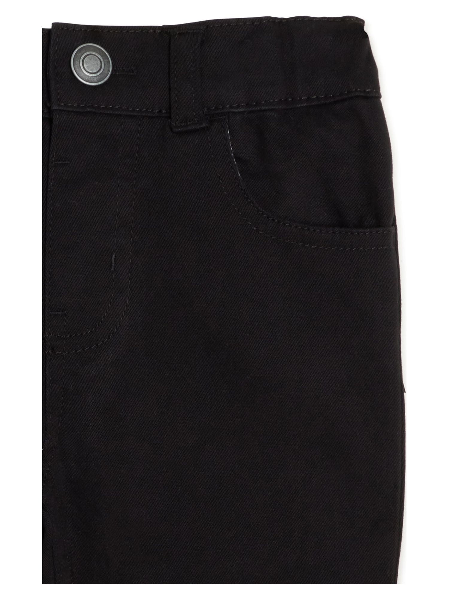 Garanimals Toddler Boy Slim Fit Denim Jeans and Twill Pants Multipack, 3-Pack, Sizes 12M-5T