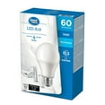 thumbnail image 1 of Great Value 60W A19 Daylight LED bulbs 4-pack, 1 of 3