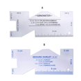 thumbnail image 3 of Matsuzay DIY Costura Regla Acolchar Rejilla Corte Costura Sastre Estudiante Artesanía De coser plata y azul Matsuzay HA024628-02, 3 of 6