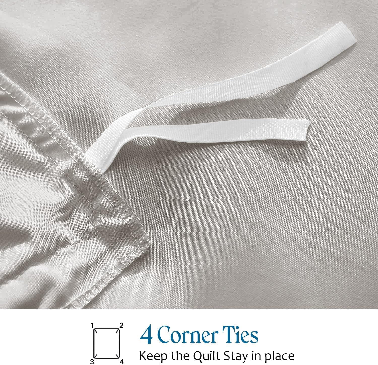 VEGAS HOTEL COLLECTION Ultra Soft 1 Piece Duvet Cover { Zippered Closure } 600 Thread Count- Silky Soft Egyptian Cotton, Color Silver Grey (Solid Pattern, King Size)