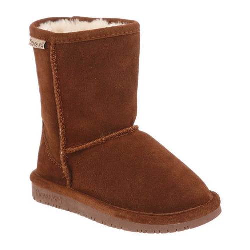 Toddler Bearpaw Emma Boot 608T Zipper Hickory II Suede 100% Authentic Brand New 