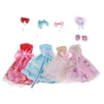 thumbnail image 4 of Vestido de muñeca princesa Sunnimix Conjunto Apto Para muñecas de 14 pulgadas, 4 of 7