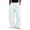 08#White, variant on Mens Lightweight Baggy Sweatpants Wide Leg Casual Workout Pants | Premium Cotton Blend, Elastic Waist Inner/Outer Drawstring