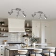 thumbnail image 6 of Nickel 3-Light Track Lighting Kit, Directional Ceiling Light Fixtures, Industrial Kitchen Lighting for Island, Over Table, Hallway，Laundry Room, 6 of 9