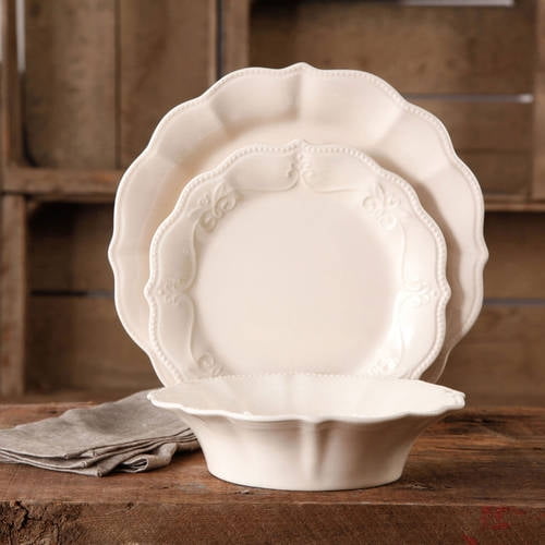 Mason Ceramic Dinnerware Set - White, 12 pc - Fry's Food Stores