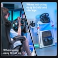 thumbnail image 6 of GTPLAYER Simulator Racing Wheel Stand for Logitech & Thrustmaster, Pedals NOT Included ,White, 6 of 7