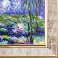 thumbnail image 3 of La Pastiche Claude Monet 'Water Lilies' Hand Painted Framed Canvas Art, 3 of 5