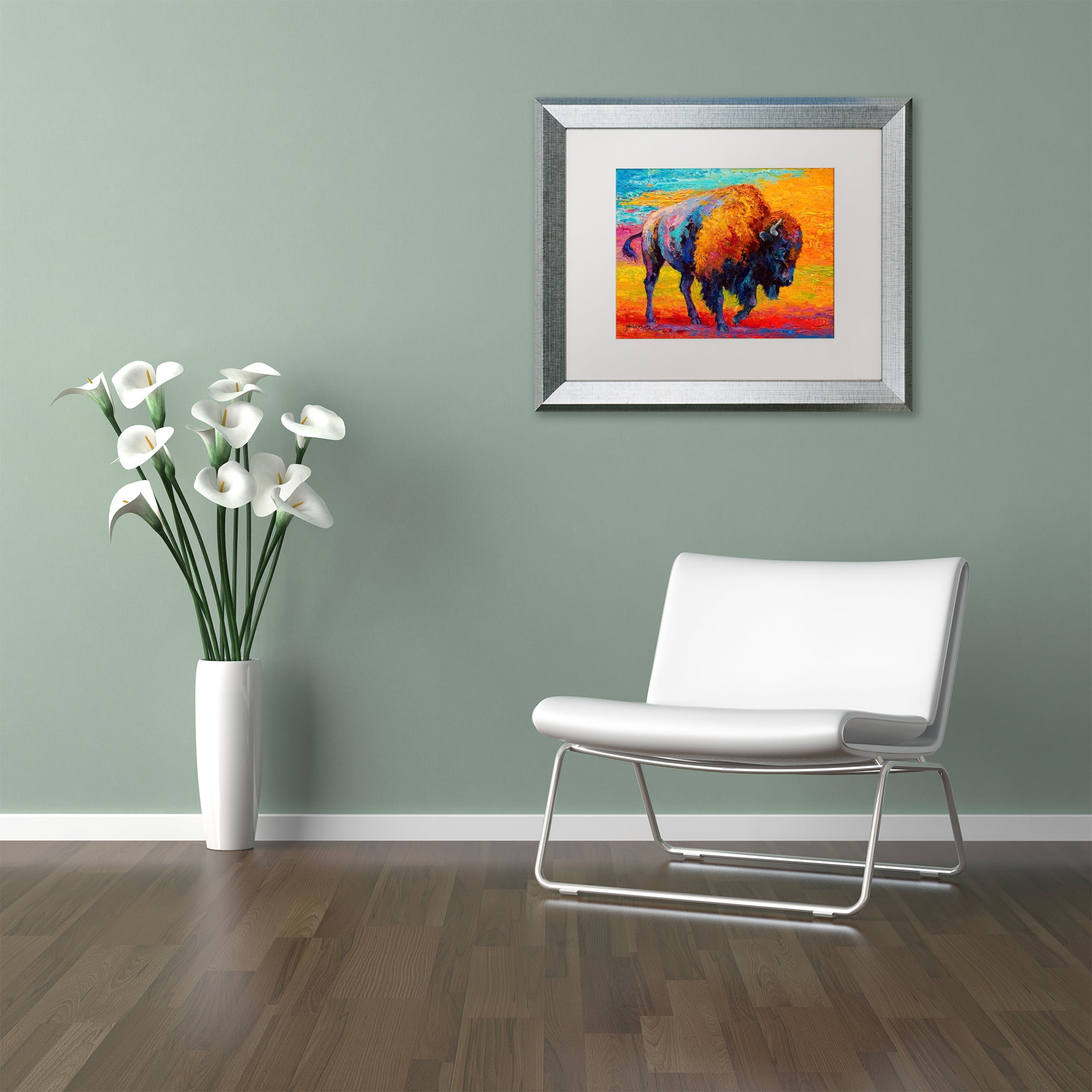 Marion Rose 'Spirit of the Prairie' Matted Framed Art