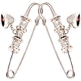 thumbnail image 3 of 2pcs Fashion Vintage Safety Pin Clips Wraps Crafting Pin Alloy Brooch Pin for Sweater, 3 of 8