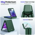 thumbnail image 5 of Yosen For Motorola Razr 2025 Case, with Hinge Protection & Built-in Screen Protector, Slim Full-Body Rugged Anti-Scratch Shockproof Protection Phone Case for Razr 2025-Green, 5 of 8