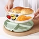 thumbnail image 3 of 4 Uds. Compartimentos de platos divididos, platos de cena, plato de comida, bandeja de almacenamiento de alimentos, 3 of 7