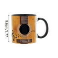 thumbnail image 2 of Elainilye Guitar Shaped Ceramic Mug 13oz Inside Color Design for Coffee Tea Drinks Gift for Music Lovers, 2 of 4