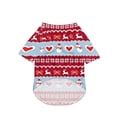 thumbnail image 4 of Christmas Dog Pajamas Xmas Pet Pjs with Snowman Elk Patterns Christmas Dog Onesie Jumpsuits Jammies Clothes Stretchy Shirts Comfy Outfit Costume Apparel for Small Medium Large Dogs, 4 of 6