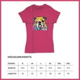 thumbnail image 5 of Tee Hunt Dean Russo Serious Bulldog T-Shirt Dog Best Friend Pet Paw Women's T-Shirt Tee, Pink, XX-Large, 5 of 5