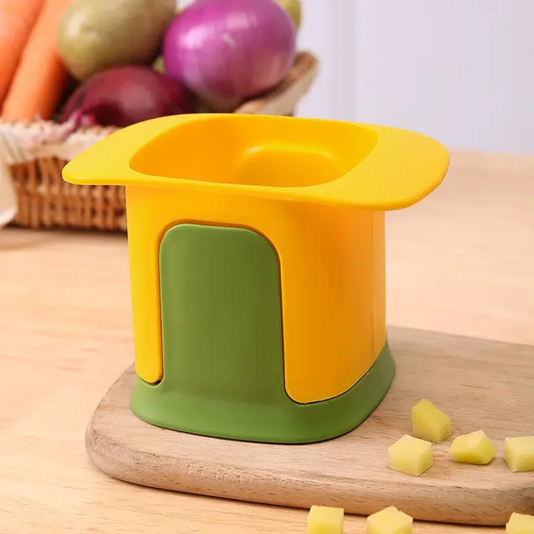2-in-1 Vegetable Chopper Dicing Slitting Multi-function Vegetable Cutter  Household Hand Pressure Onion Dicer Chips Making Tool - Manual Slicers -  AliExpress