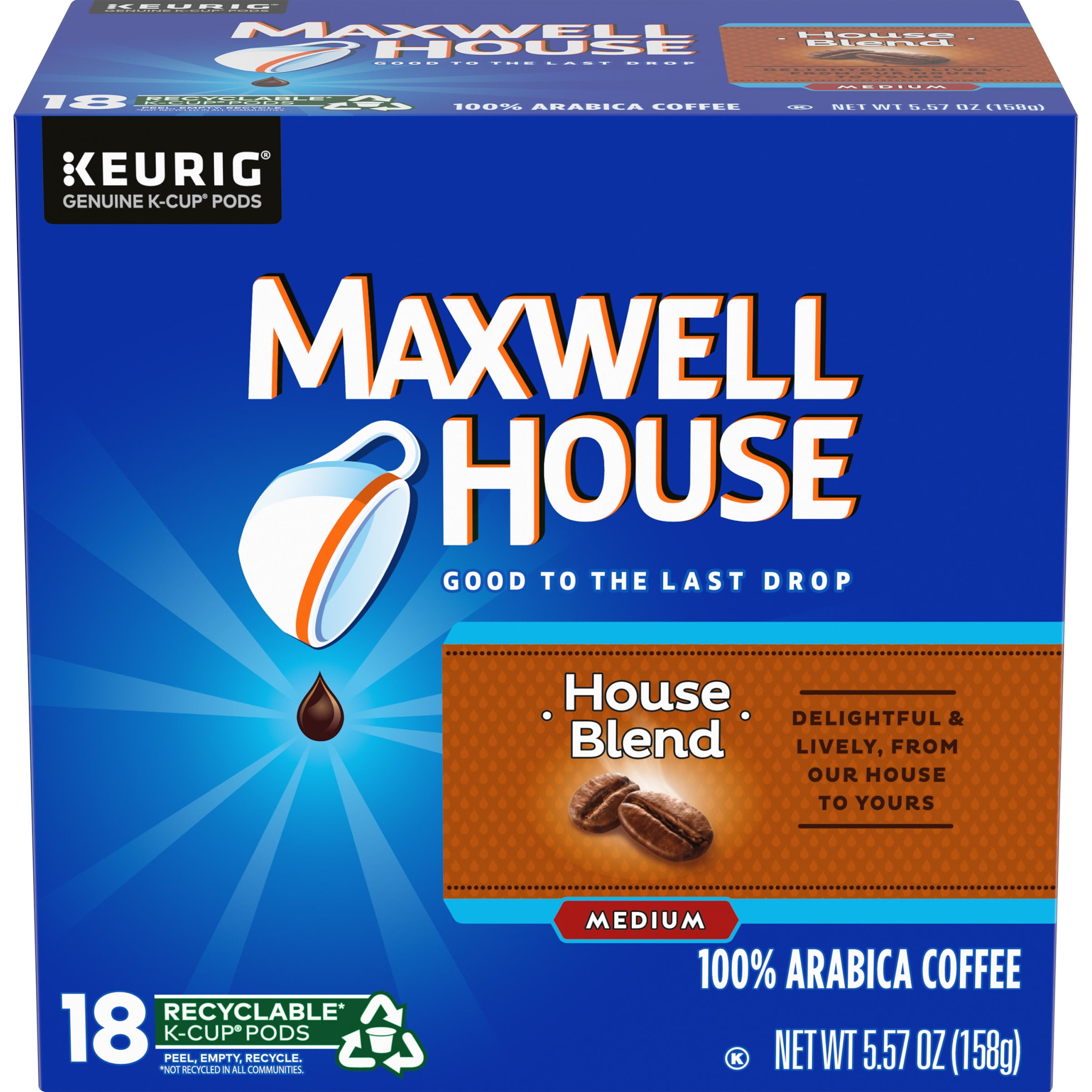 Maxwell House House Blend Medium Roast 