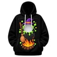 thumbnail image 2 of JIAYUE Women Cute Pet Carrier Hoodie Oversized Halloween Hooded Sweatshirt With Front Carry Pouch Cozy Wear Built In Kangaroo Pocket For Small Pets, 2 of 5