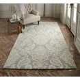 thumbnail image 2 of Natal Modern Floral Paisley Rug, Celestial Blue/Ivory, 8ft x 10ft Area Rug, 2 of 7
