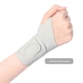 thumbnail image 1 of Protector de muñeca resistente para mujer, chaqueta deportiva para ejercicios con muñeca torcida, funda para tendón de bádminton, protector de muñeca de envoltura fina presurizado, 1 of 6