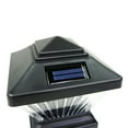 thumbnail image 3 of iGlow Outdoor Solar LED Post Deck Cap Light, Black/White, 4x4, 8-Pack, PVC Vinyl Wood, 3 of 3