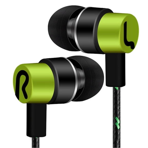 ruhuadgb Universal 3.5mm In-Ear Stereo Earbuds Earphone Headphone with Mic for Cellphone