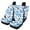 Blue Botanical Pattern, variant on Pzuqiu Front and Rear Seat Cover Set Protect Fashion Car Seat Cover Full Set Polyester Interior Accessories Lightweight, Fit for Truck Cars Trucks, Spider's web