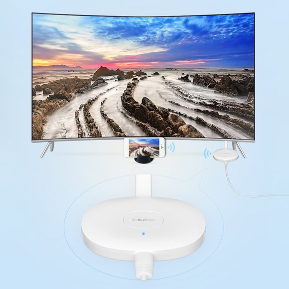 TIMIFIS Phone Wireless Display Adapter/Receiver 1080P Support Mirror Phone/Tablet/Laptop To HDTV Supports Select Android & Windows Devices - Summer
