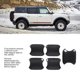 thumbnail image 4 of 5 Uds Manija De Puerta Exterior De Coche Cubierta De Cuenco Pegatina Protectora Resistente A Los Arañazos Reemplazo Para Bronco Sport, 4 of 7
