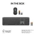 thumbnail image 2 of Logitech Signature Slim MK955 for Business Wireless Keyboard and Mouse Combo, Quiet Typing, Secure Receiver, Bluetooth, Globally Certified, Windows/Ma, 2 of 12