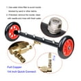 thumbnail image 3 of iMeshbean Dual-Function Water Broom Undercarriage Pressure Washer Surface Cleaner 18 inch 4000 PSI Power Washer Underbody Car Washer with 5 Nozzles and 3 Extension Wand, 3 of 7